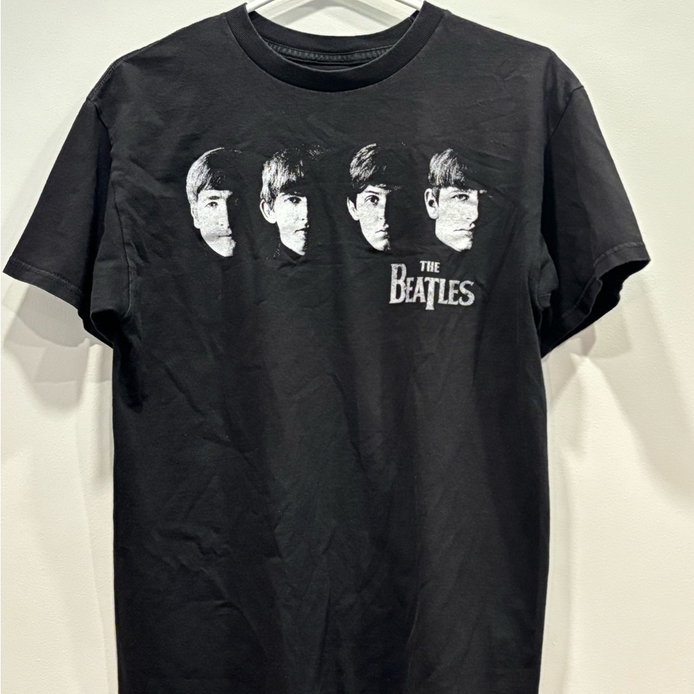 The Beatles Black and White Portrait Tee